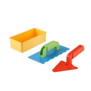 Let’s Be Child Spatula & Brick Sand Mold Set – 3 Pcs