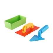 Let’s Be Child Spatula & Brick Sand Mold Set – 3 Pcs