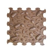 Ortoto Stiff Pinecones Massage Puzzle Mats Dark Chocolate – Single